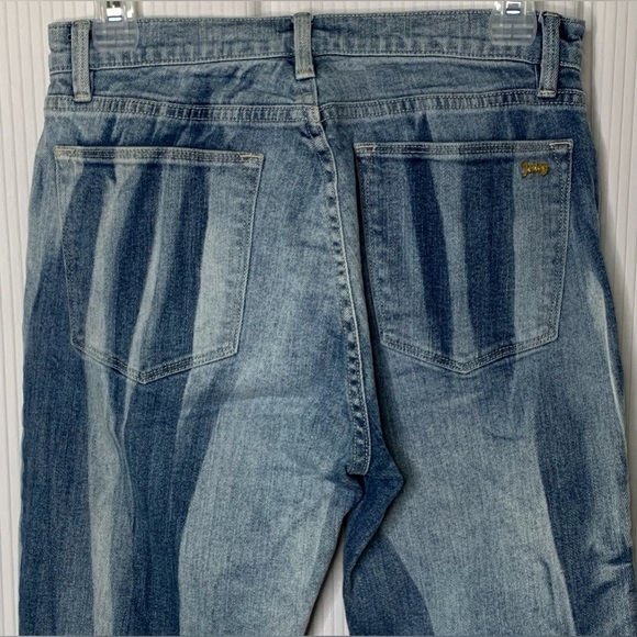 Juicy Couture - Light Blue Bleach Dye Pattern Jeans - Size 27 - Picture 4 of 12